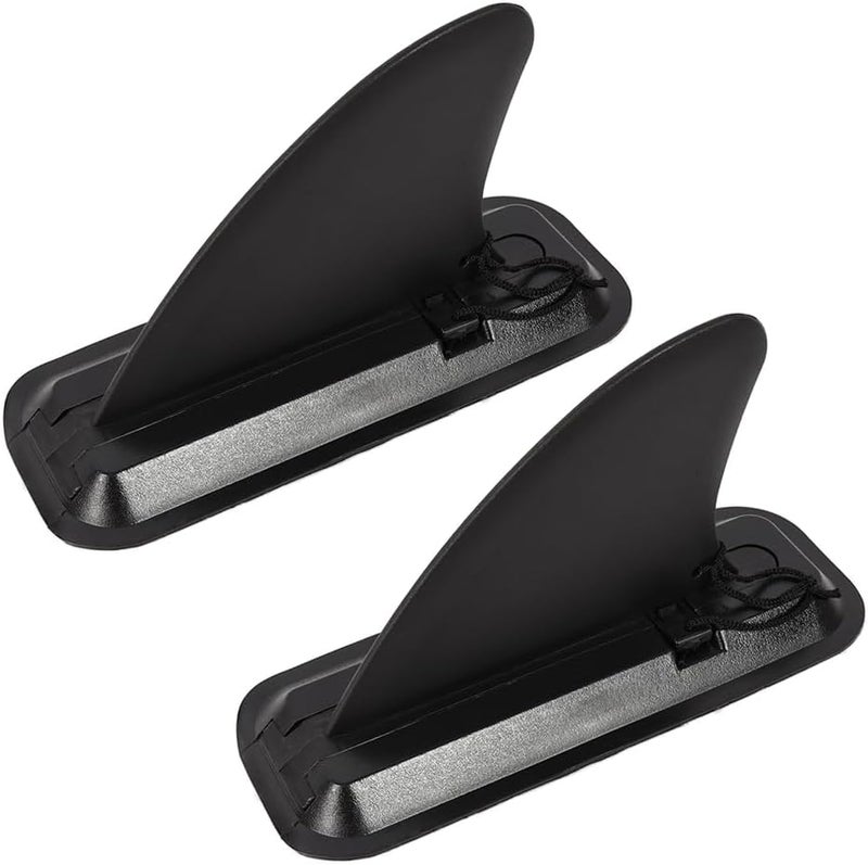 LOOEEL 1 Pairs Surfing Fins, Inflatable Paddle Board Fins, 4-inch Center Fin with Base,Detachable Fin Dock Tail Fin for Long Board Paddle Board Surfboard Surfing Kayak Fin - Image 1